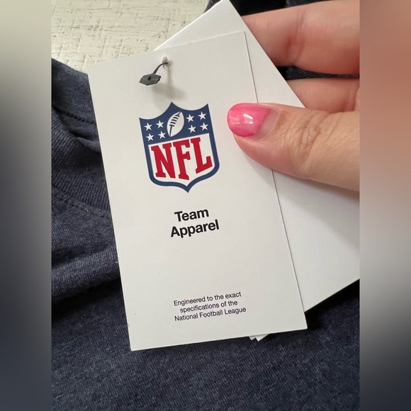 NWT Nike Men’s Chicago Bears Tri Blend T-Shirt in Navy in size Small - Picture 8 of 9